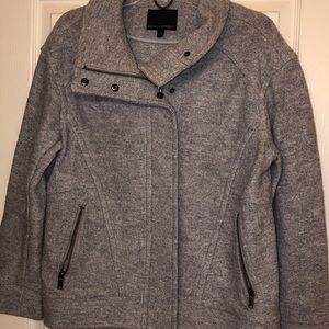 Banana Republic Bomber-Style Peacoat